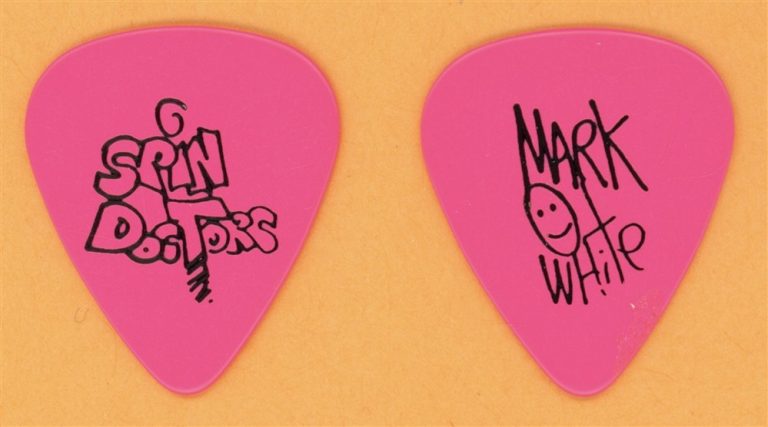 Spin Doctors Mark White Vintage Guitar Pick - 1991 Pocket Full Kryptonite Tour