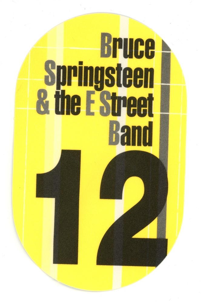 Bruce Springsteen 2005 Devils & Dust Concert Tour Night 12 Backstage Pass