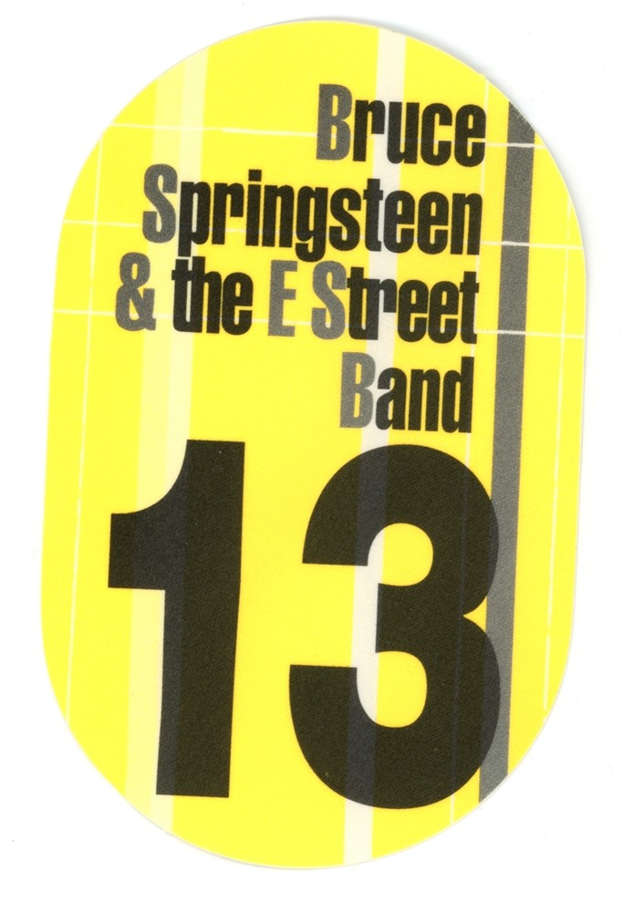 Bruce Springsteen 2005 Devils & Dust Concert Tour Night 13 Backstage Pass