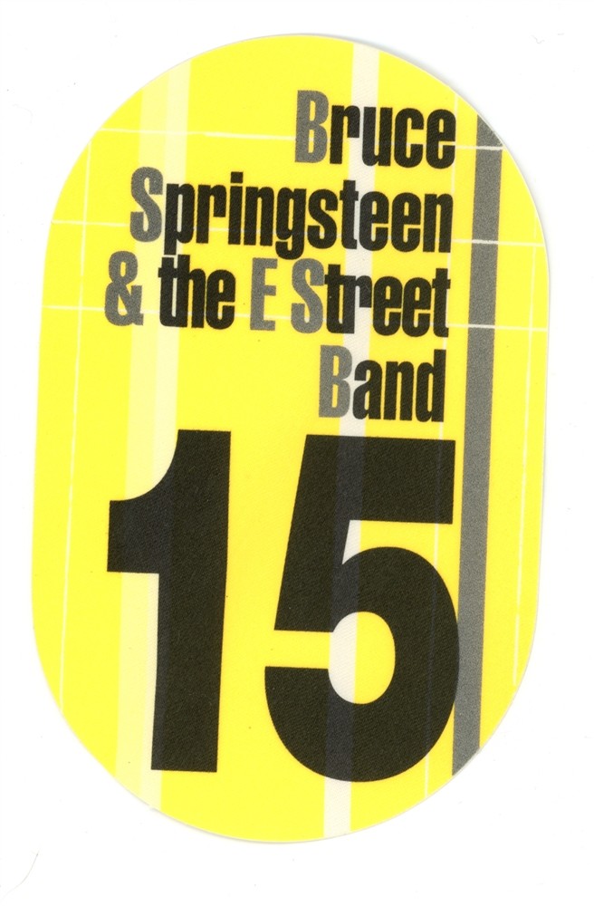 Bruce Springsteen 2005 Devils & Dust Concert Tour Night 15 Backstage Pass