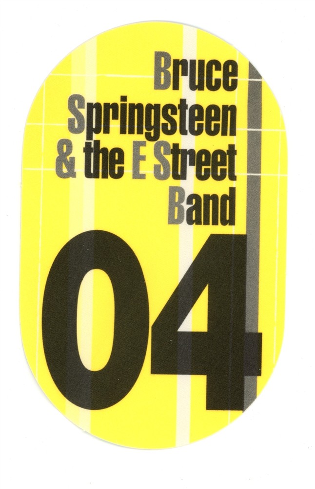 Bruce Springsteen 2005 Devils & Dust Concert Tour Night 04 Backstage Pass
