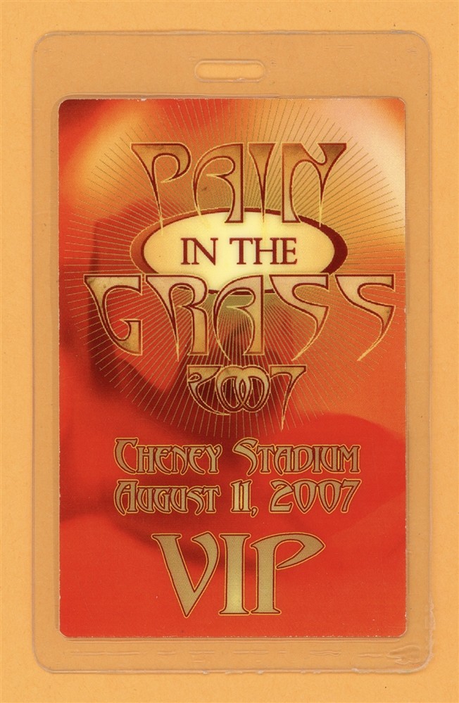 Godsmack 2007 Pain In The Grass Tour VIP Laminated Backstage Pass