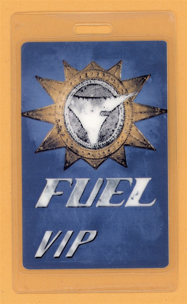 Fuel 2000 Something Like Human Tour VIP Laminated Backstage Pass