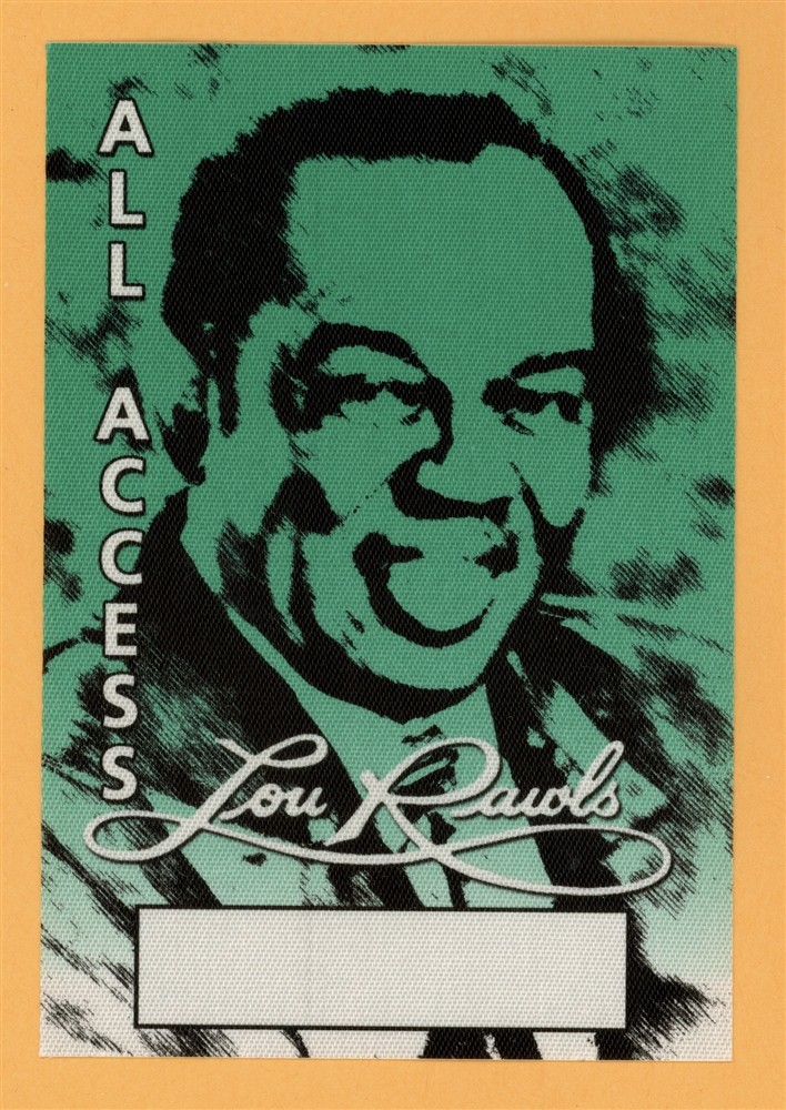 Lou Rawls 1998 Concert Tour ALL ACCESS Backstage Pass