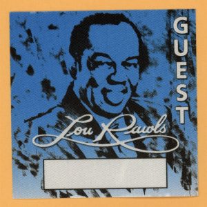 Lou Rawls 1998 Concert Tour GUEST Backstage Pass