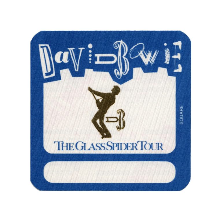 David Bowie 1987 The Glass Spider Concert Tour Backstage Pass