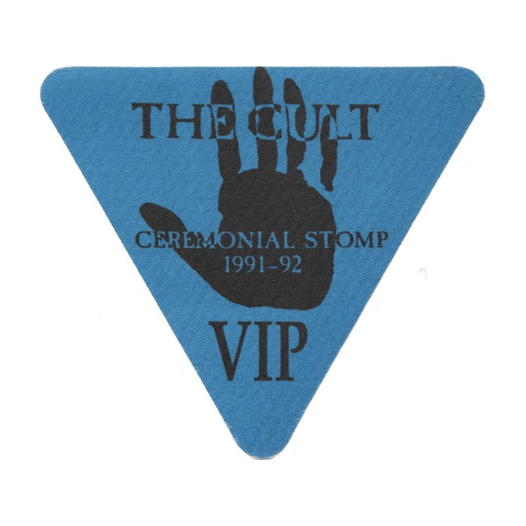 The Cult 1991 Ceremonial Stomp Concert Tour VIP Backstage Pass