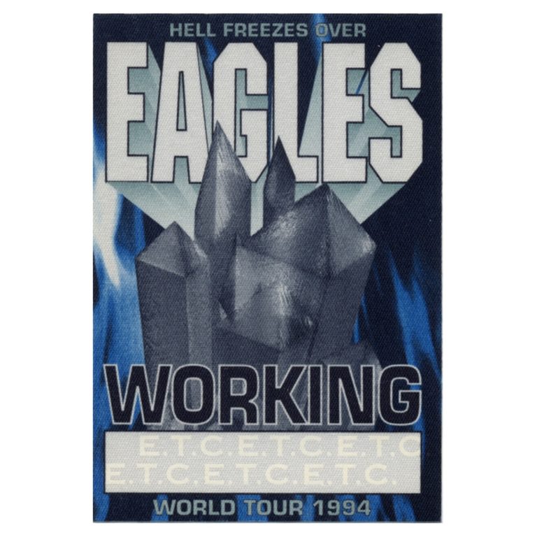 The Eagles 1994 Hell Freezes Over Concert Tour Working Backstage Pass