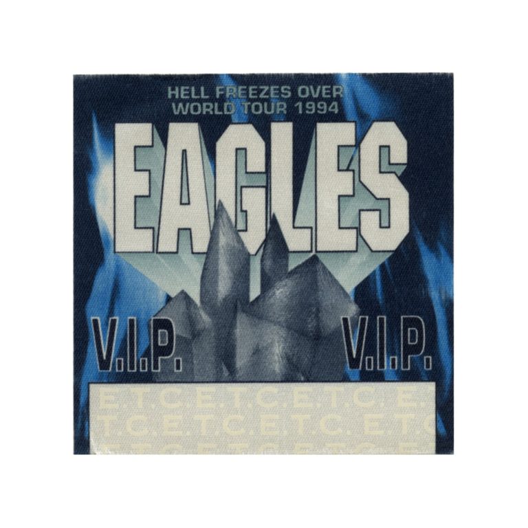 The Eagles 1994 Hell Freezes Over Concert Tour VIP Backstage Pass
