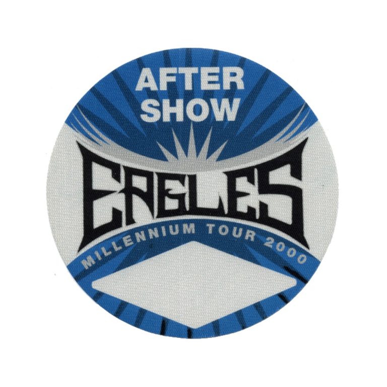 The Eagles 2000 Millennium Concert Tour Aftershow Backstage Pass