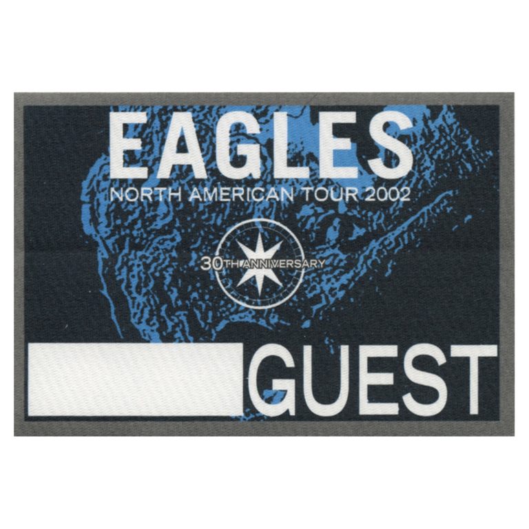 The Eagles 2002 30th Anniversary Concert Tour Guest Backstage Pass