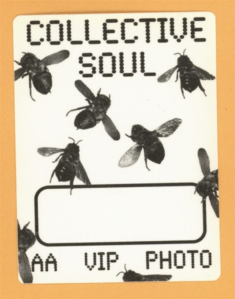 Collective Soul 1999 Dosage Concert Tour Backstage Pass