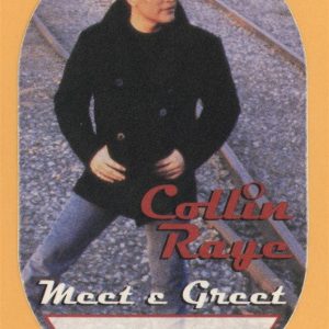 Collin Raye 1996 Concert Tour MEET & GREET Backstage Pass