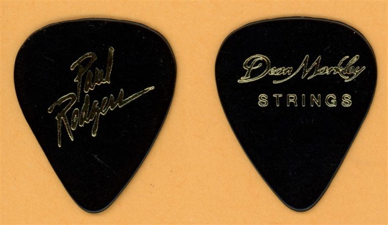 Queen Paul Rodgers Bad Compamy Vintage Tour Guitar Pick