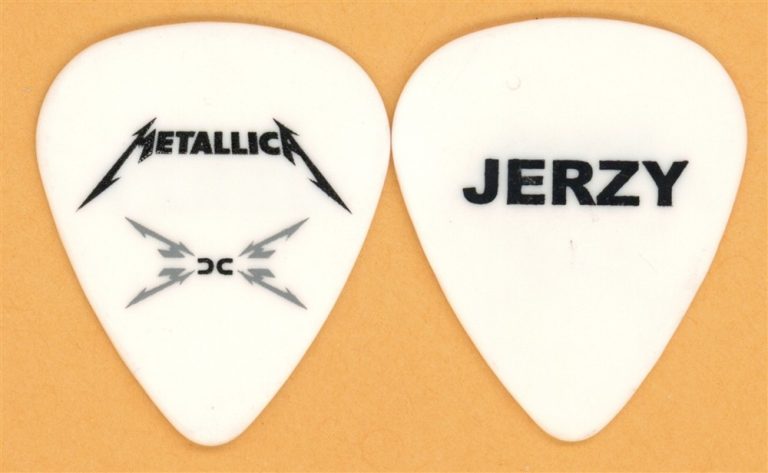 Metallica Newark New Jersey Vintage Guitar Pick - 2008 Death Magnetic Tour