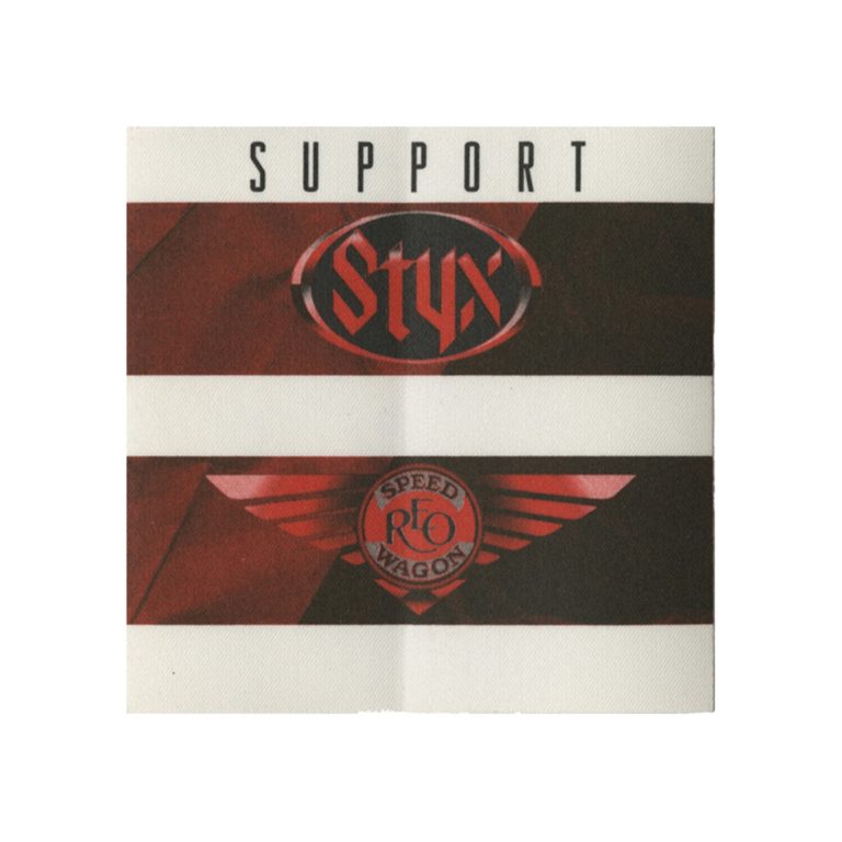 REO Speedwagon 2000 Arch Allies Concert Tour Support Backstage Pass