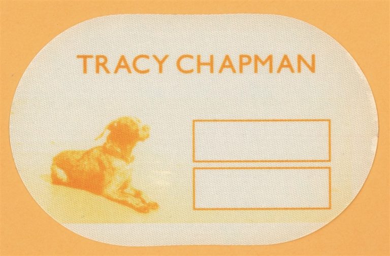 Tracy Chapman 2002 Let It Rain Concert Tour After Show Backstage Pass