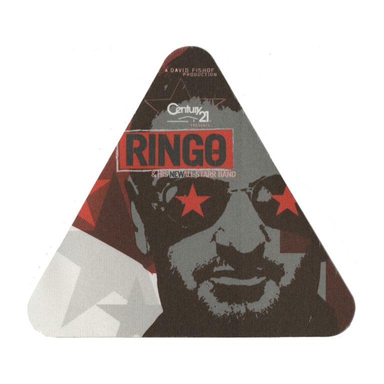 Ringo Starr 2001 All-Starr Band Concert Tour After Show Backstage Pass