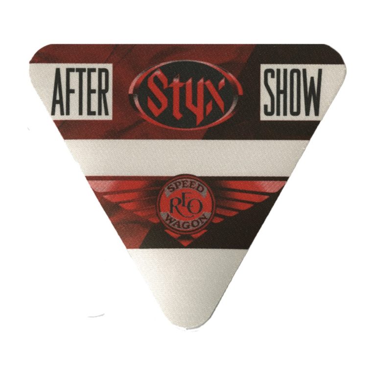 REO Speedwagon 2000 Arch Allies Concert Tour Aftershow Backstage Pass
