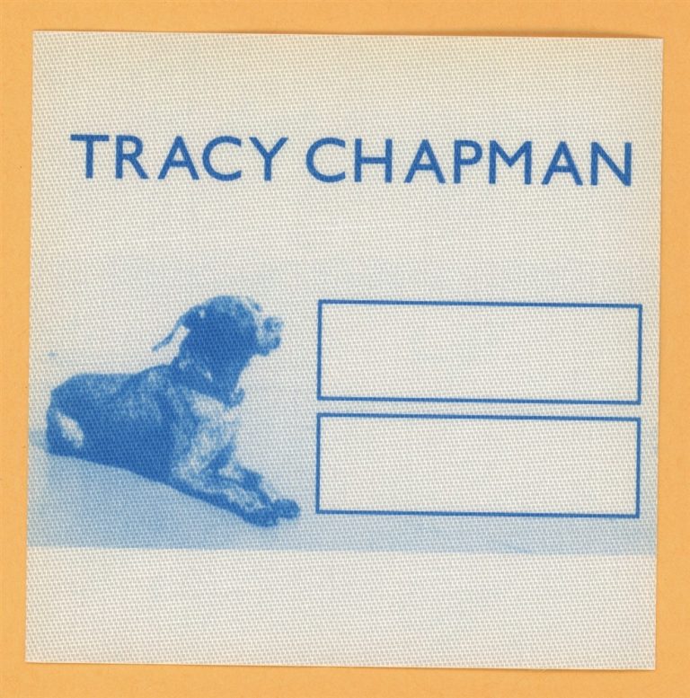 Tracy Chapman 2002 Let It Rain Concert Tour Backstage Pass