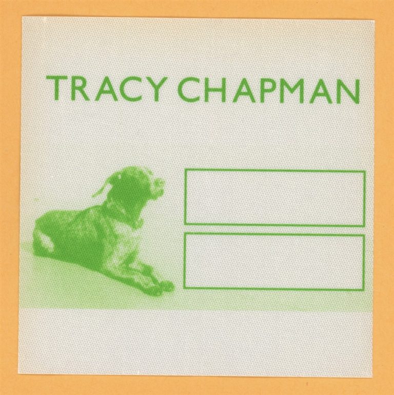 Tracy Chapman 2002 Let It Rain Concert Tour Backstage Pass