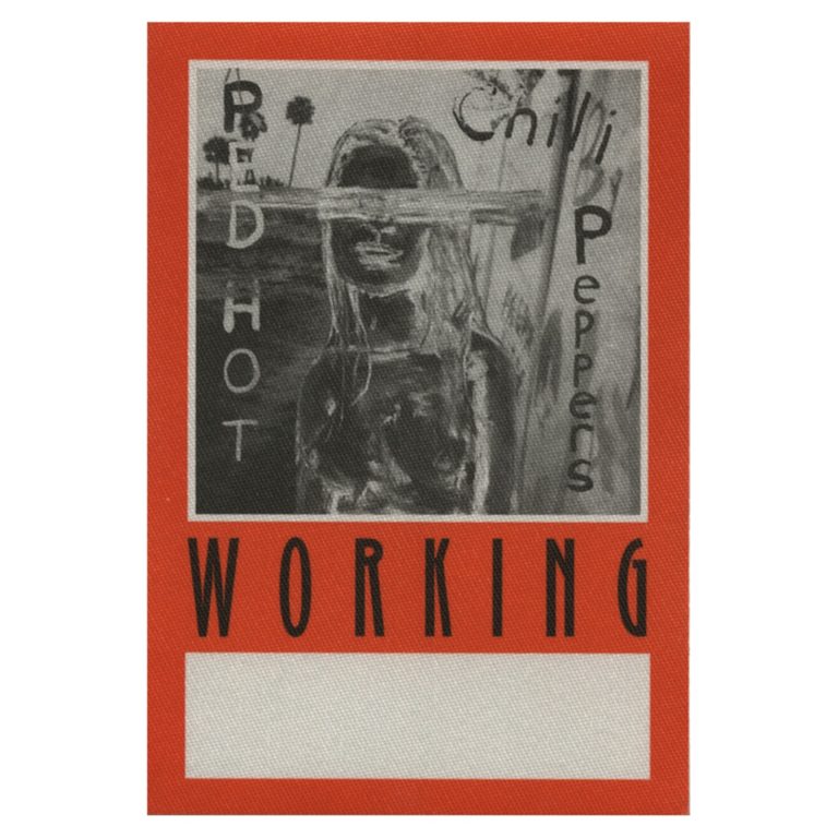 Red Hot Chili Peppers 2002 By the Way Concert Tour Working Backstage Pass