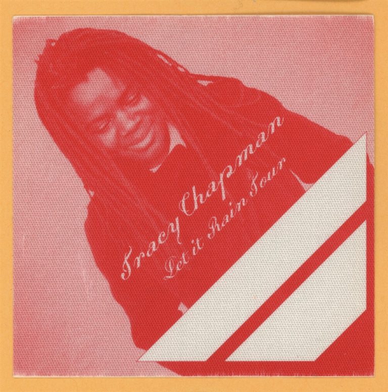 Tracy Chapman 2002 Let It Rain Concert Tour Backstage Pass
