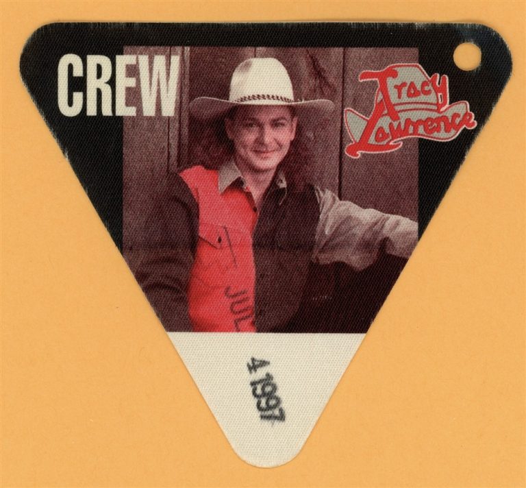 Tracy Lawrence 1997 Concert Tour Crew Backstage Pass