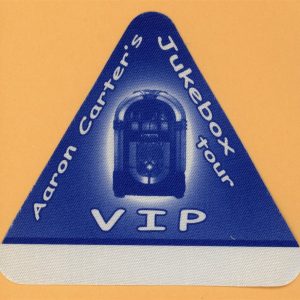 Aaron Carter 2003 Rap & Retro Concert Tour WORKING Backstage Pass