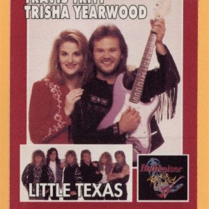 Travis Tritt 1993 w/ Trisha Yearwood Concert Tour Venue Backstage Pass