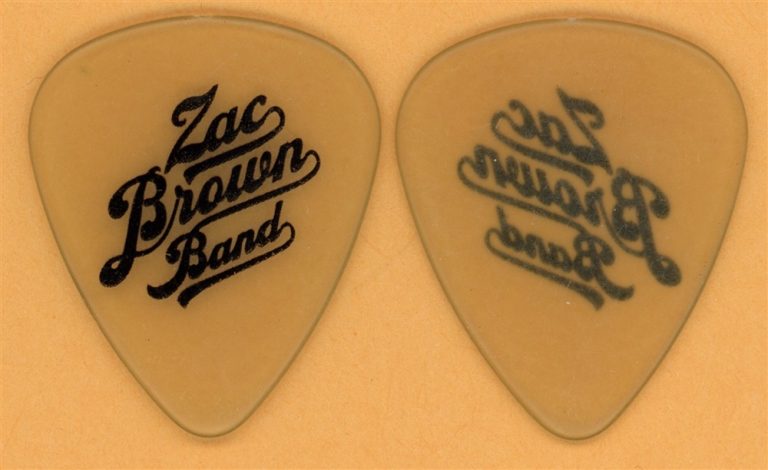 Zac Brown Band Vintage Guitar Pick - 2010 The Foundation Tour