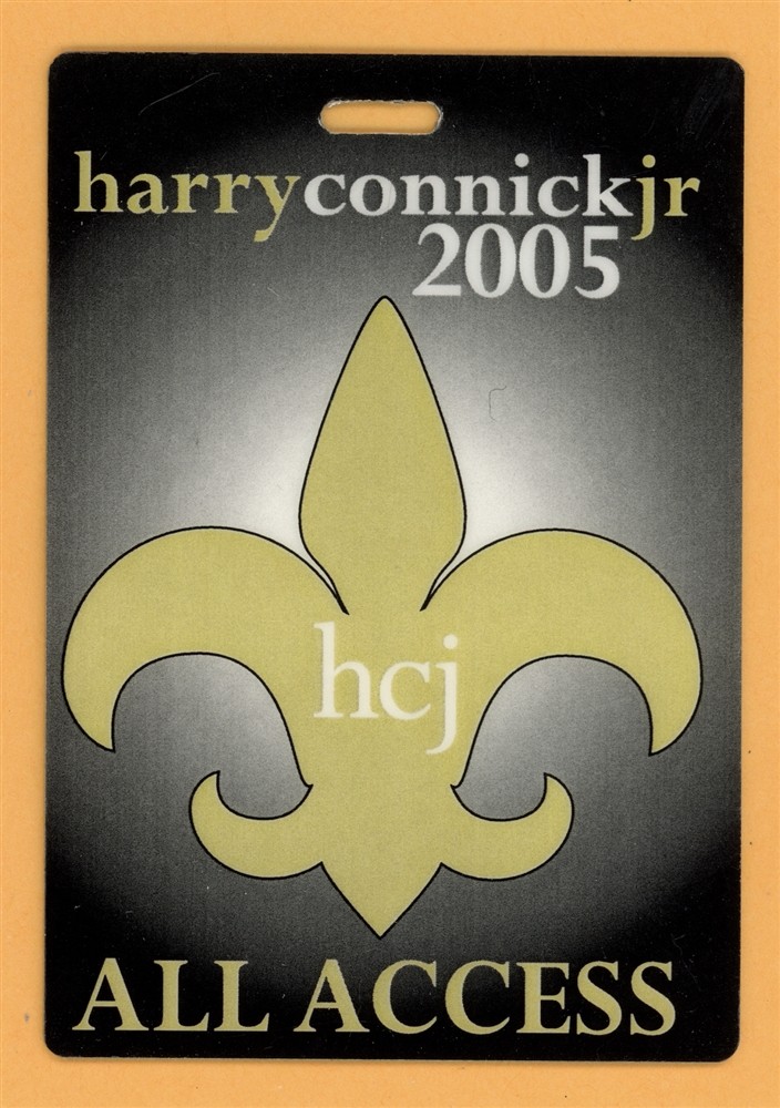 Harry Connick Jr. 2005 Only You Tour All Access Laminated Backstage Pass