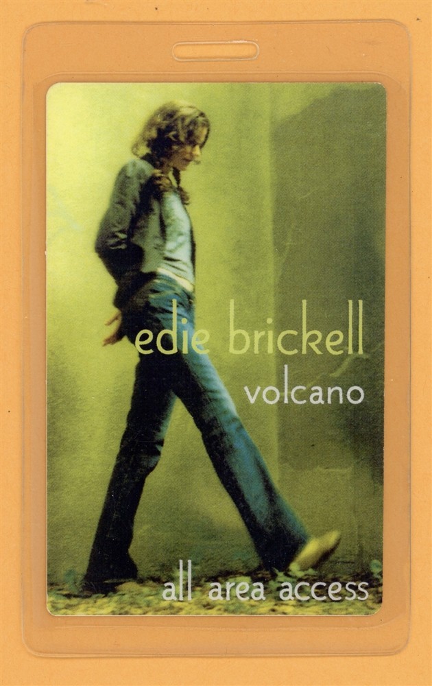 Edie Brickell & New Bohemians 2003 Volcano Tour AAA Laminated Backstage Pass