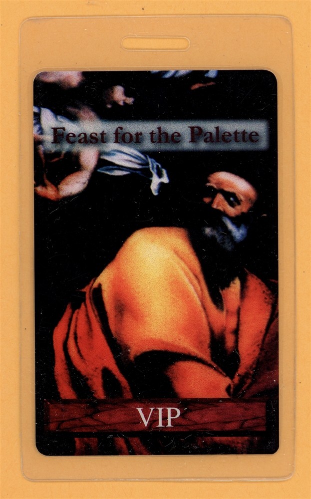 Feast for the Pallette Tour VIP Laminated Backstage Pass