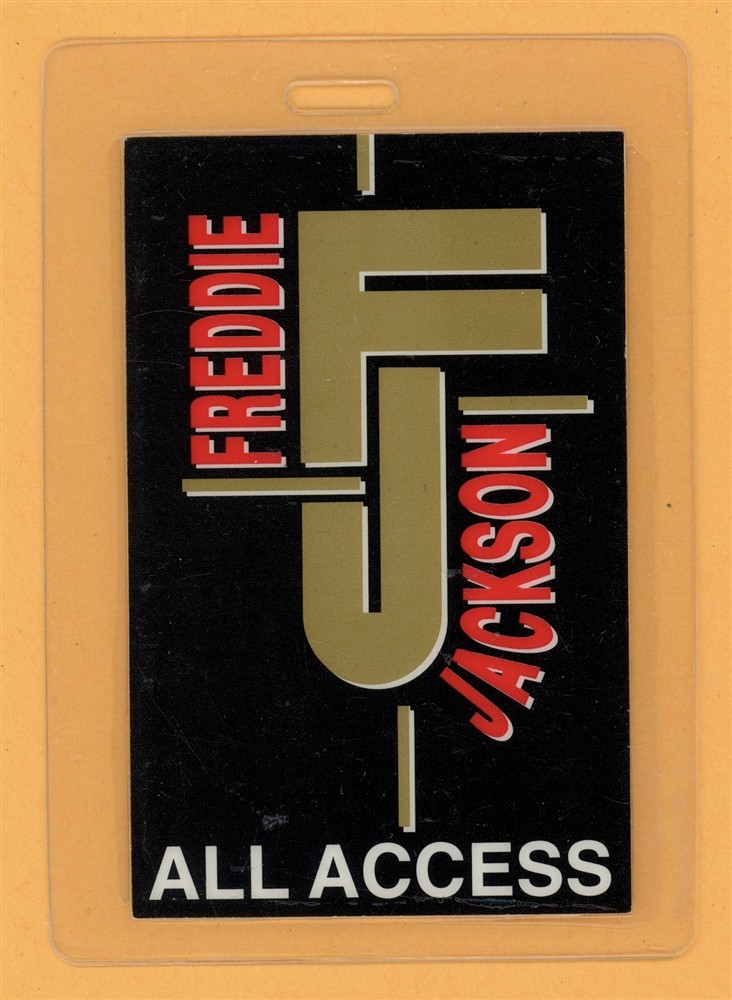 Freddie Jackson 1988 En Vogue Tour All Access Laminated Backstage Pass