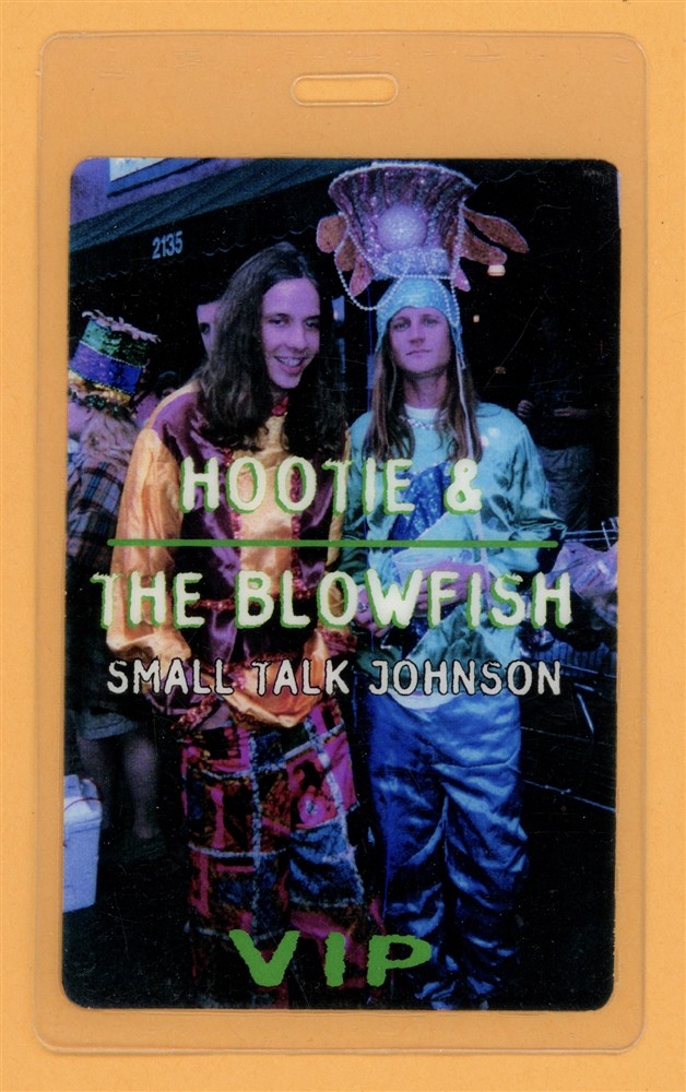 Hootie And The Blowfish 1996 Fairweather Johnson Tour Laminated Backstage Pass