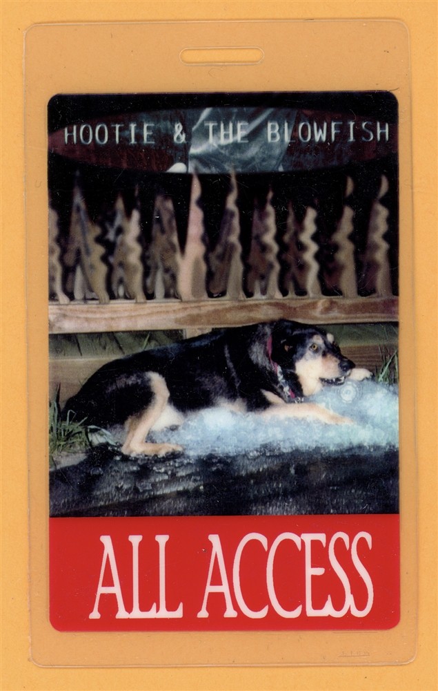 Hootie And The Blowfish 1998 Musical Charis Tour AA Laminated Backstage Pass
