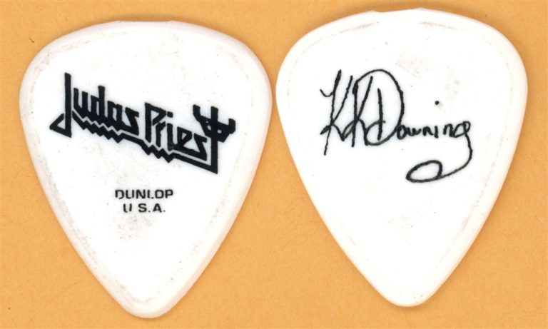 Judas Priest KK Downing Vintage Guitar Pick - 2009 30th Anniversary Tour
