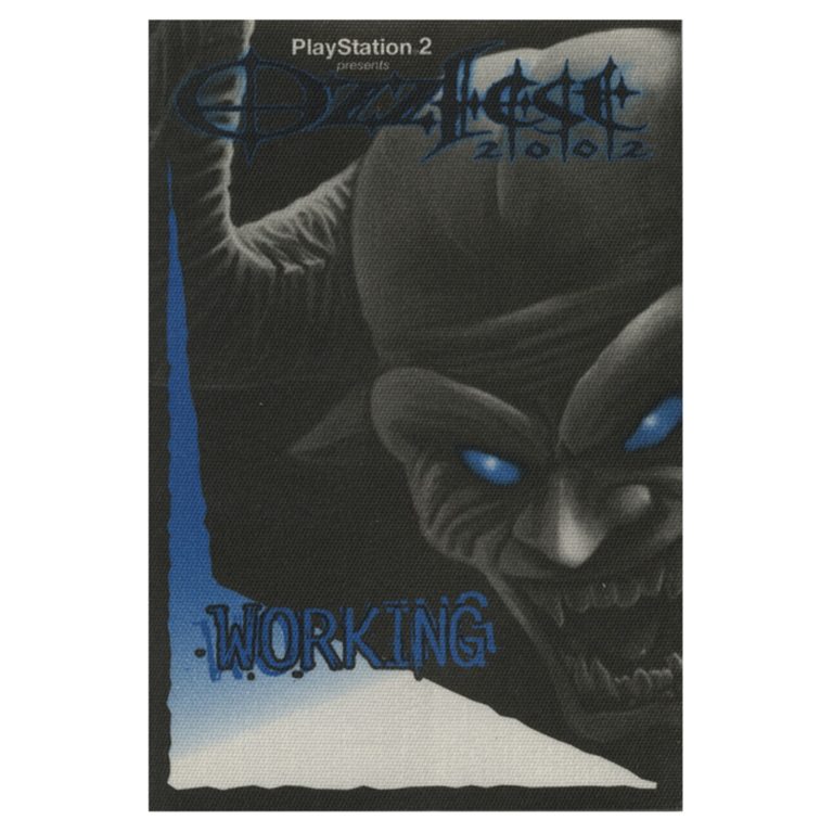 Ozzy Osbourne 2002 Ozzfest Concert Tour Working Backstage Pass