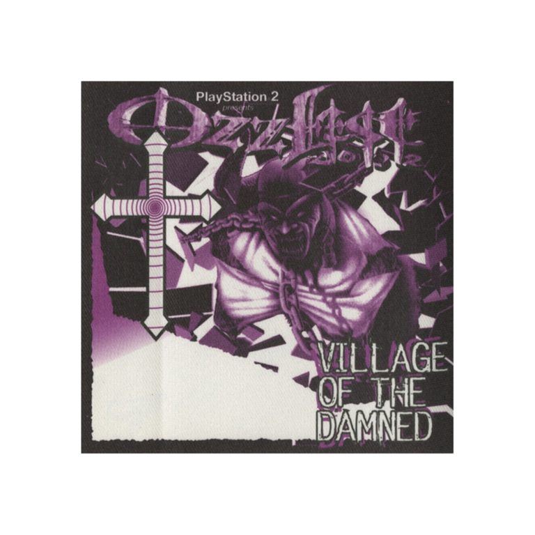 Ozzy Osbourne 2002 Ozzfest Concert Tour Village of the Damned Backstage Pass