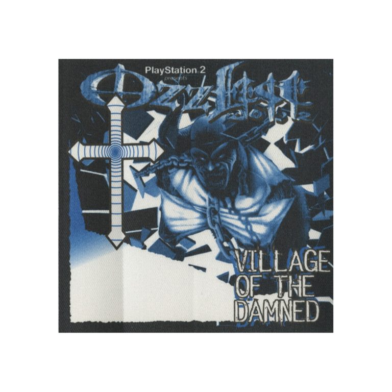 Ozzy Osbourne 2002 Ozzfest Concert Tour Village of the Damned Backstage Pass