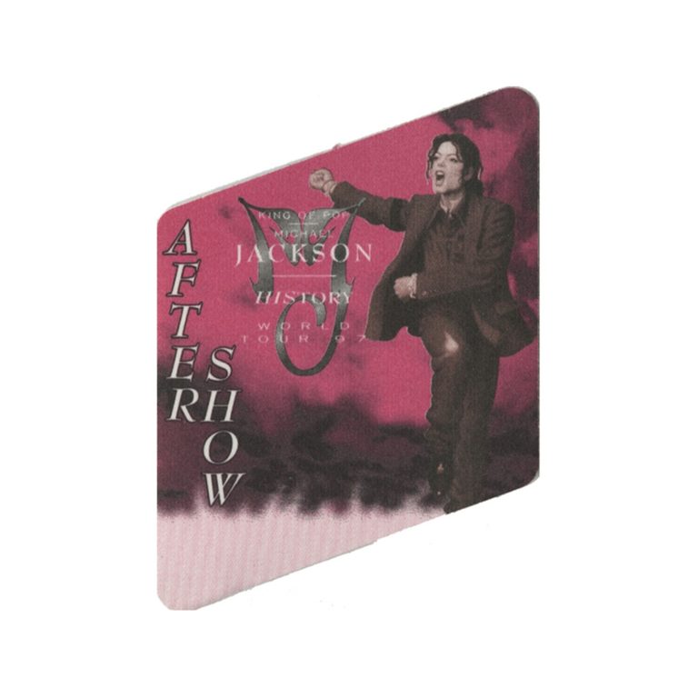 Michael Jackson 1997 History Concert Tour After Show Backstage Pass