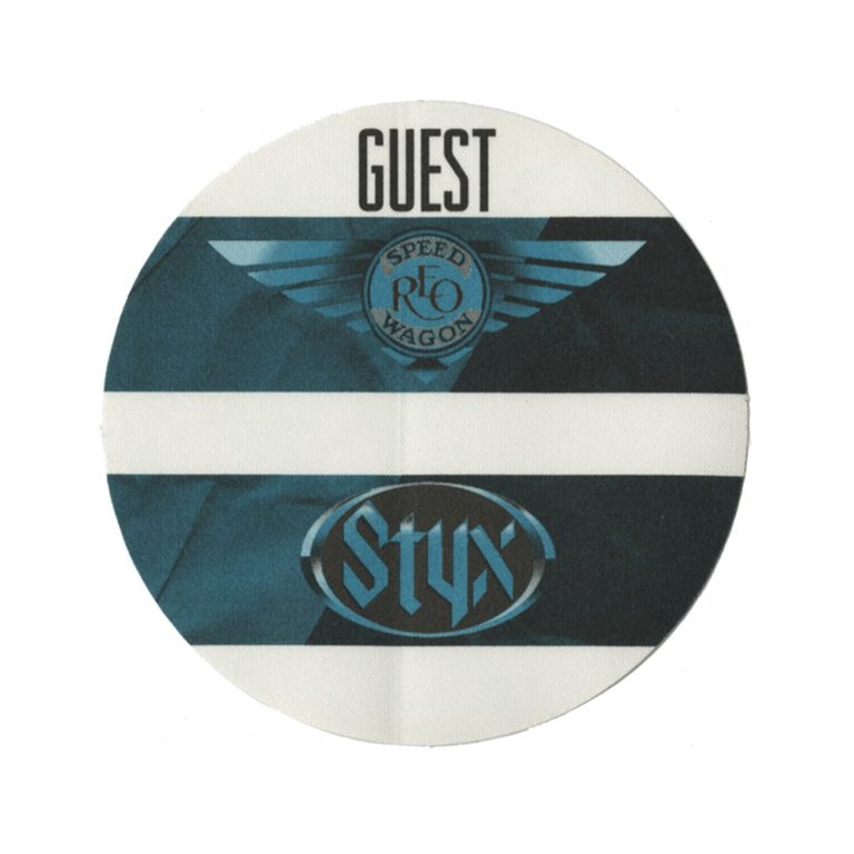 REO Speedwagon 2000 Arch Allies Concert Tour Guest Backstage Pass