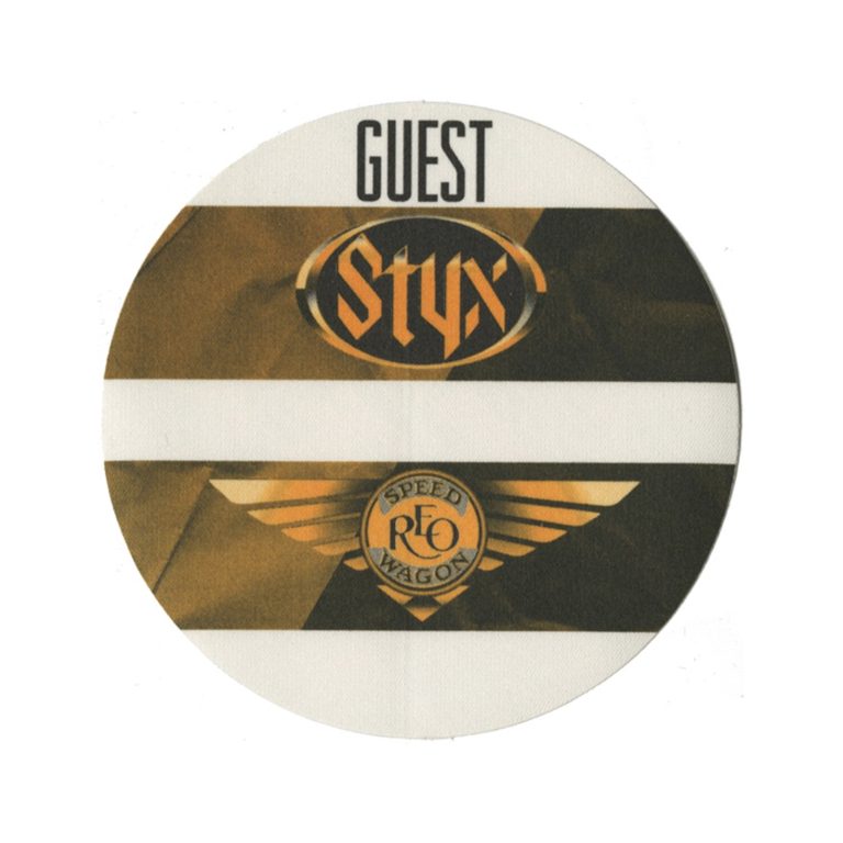 REO Speedwagon 2000 Arch Allies Concert Tour Guest Backstage Pass