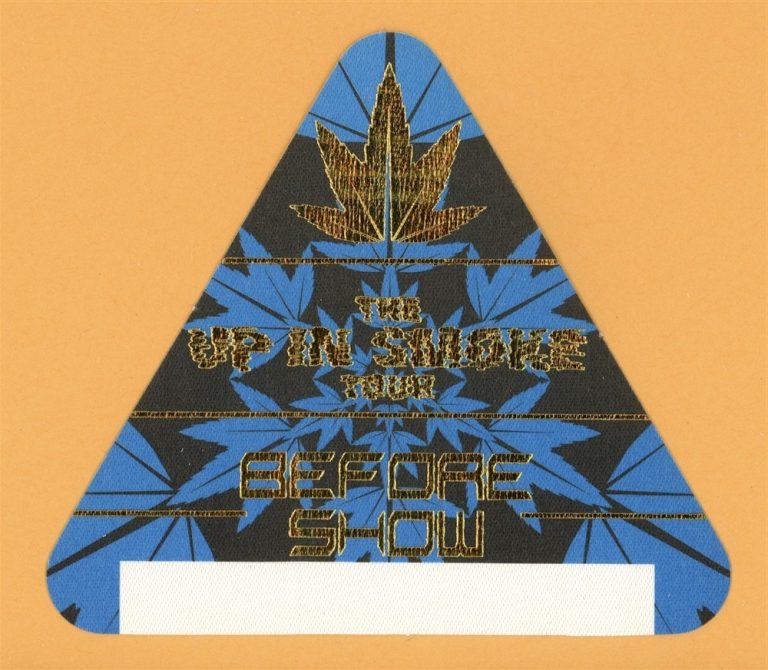 Eminem 2000 Up In Smoke Tour w/ Snoop Dogg, Dr. Dre AFTER SHOW Backstage Pass