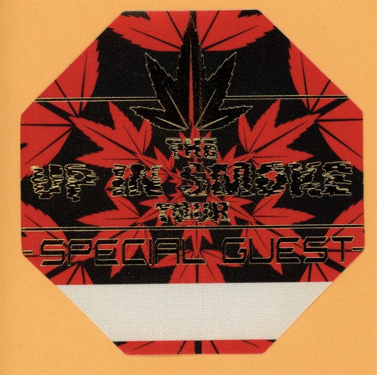 Eminem 2000 Up In Smoke Tour w/ Snoop Dogg, Dr. Dre GUEST Backstage Pass