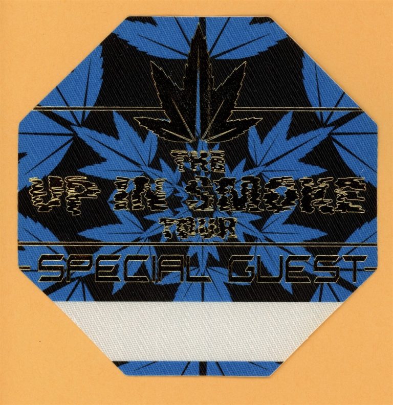 Eminem 2000 Up In Smoke Tour w/ Snoop Dogg, Dr. Dre GUEST Backstage Pass