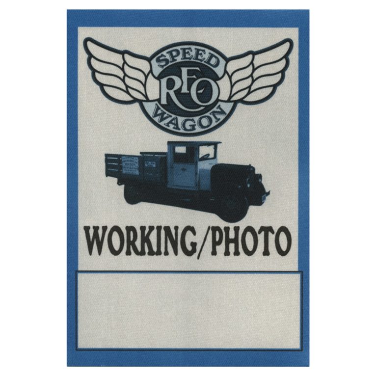 REO Speedwagon 2001 Concert Tour Working Backstage Pass