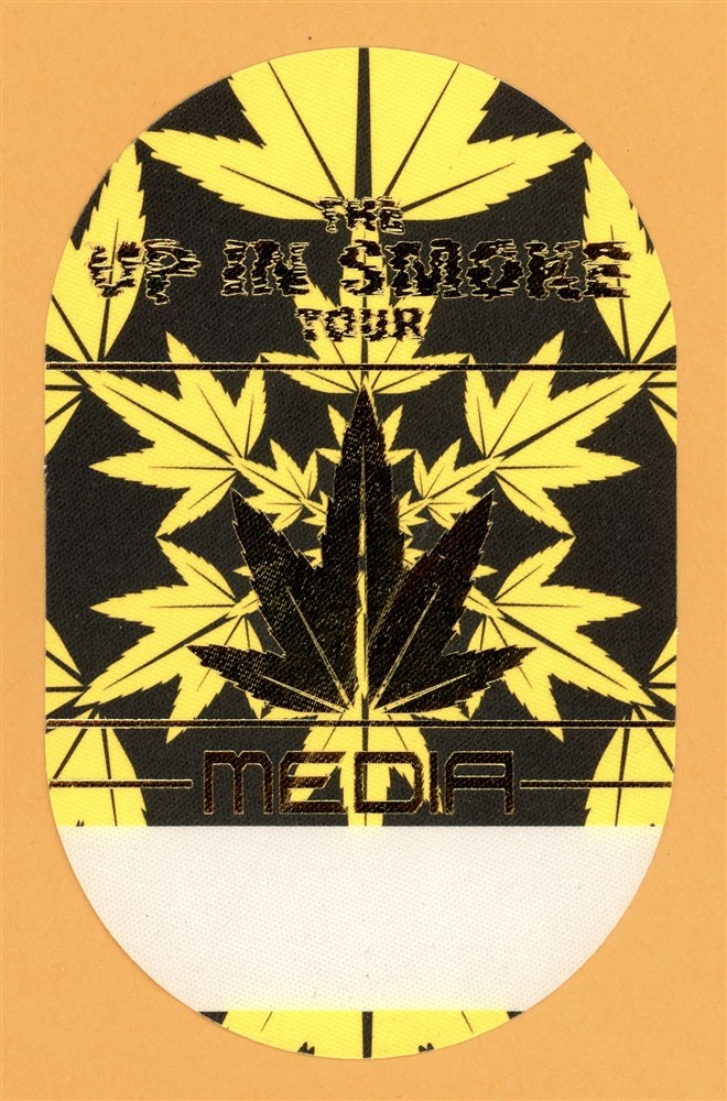 Eminem 2000 Up In Smoke Tour w/ Snoop Dogg, Dr. Dre MEDIA Backstage Pass