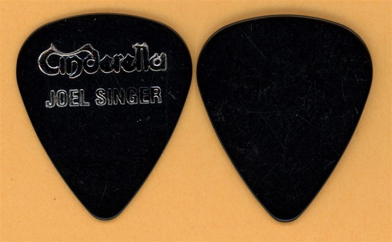 Cinderella Joel Singer Vintage Guitar Pick - 1996 Reunion Tour